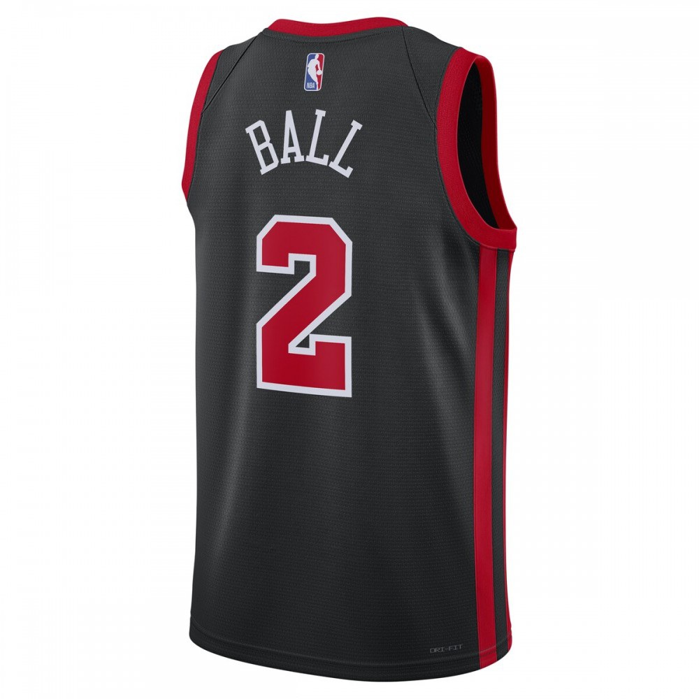 Lonzo Ball Chicago Bulls Unisex 2023/24 Swingman Jersey - Black - City Edition-Pro Kit Vault | Brand New 26/27 Sports Jerseys